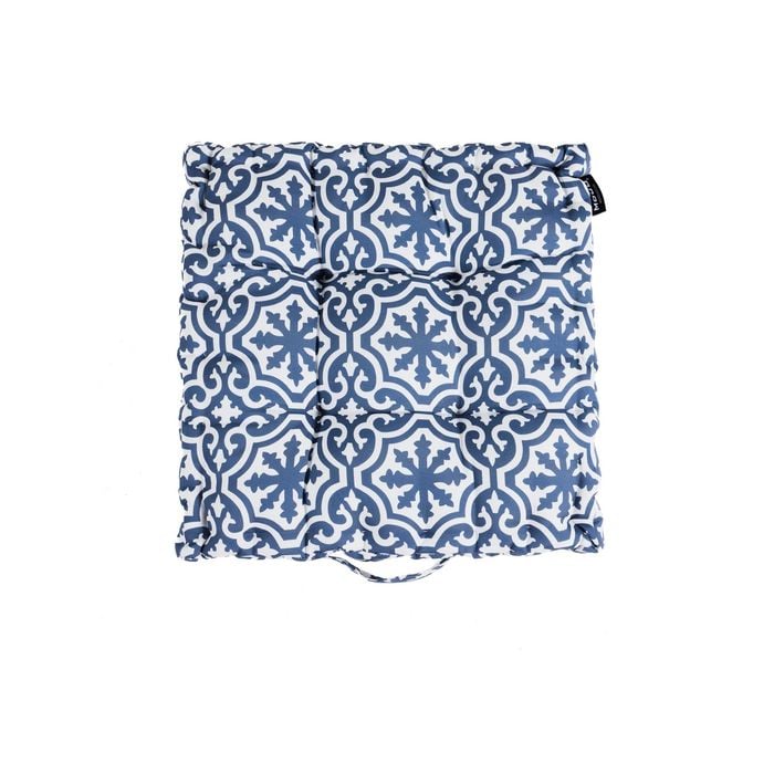 MOJO 45cm Blue And White Marrakesh Cushion