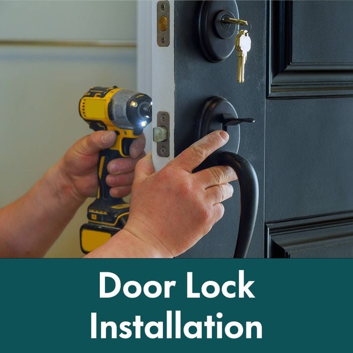 Door Lock Installation Deadbolt