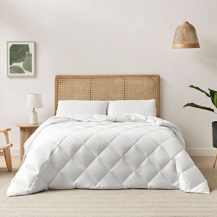 Essn Healthguard Allergy Sensitive Cotton Cover All Seasons Down Alternative Quilt Single Bed