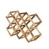 Wine Rack Holder Storage for 10 bottles (Brown)