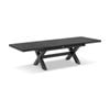 Austin Outdoor 2.2m - 3m Extension Aluminium Dining Table Charcoal