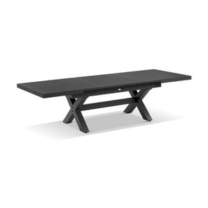 Austin Outdoor 2.2m - 3m Extension Aluminium Dining Table Charcoal