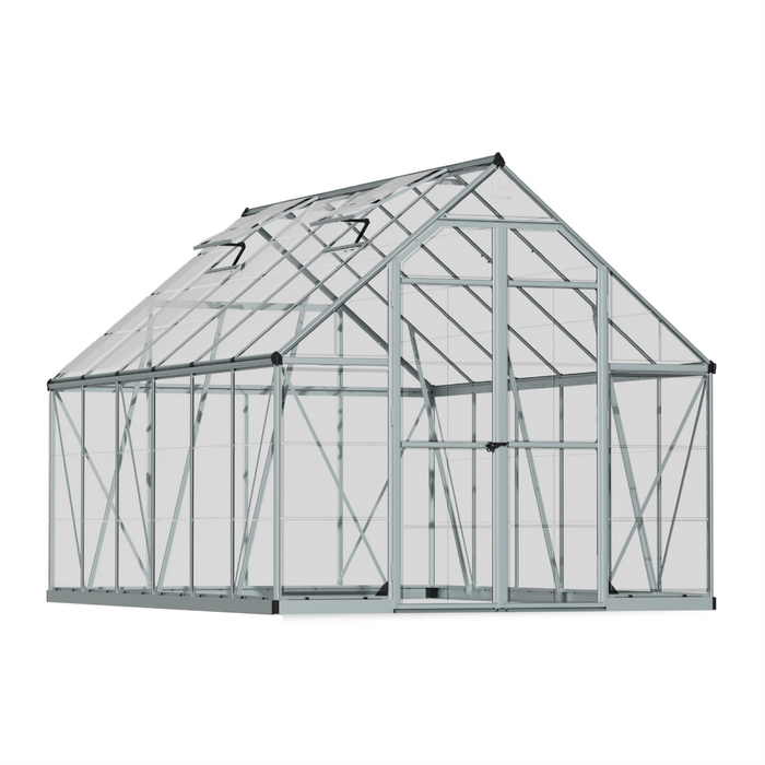 Maze Octave 8' x 12' (2.5m x 3.7m) Greenhouse - Clear Roof & Walls 