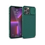 Iphone 12 Pro Green Magsafe Compatible Heavy Duty Case With Camera Cover