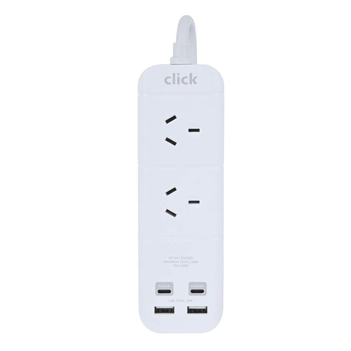 Click 2 Outlet Powerboard