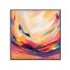 Artist Lane "A Rahimn001 " by Amira Rahim - 75x75cm Black Framed Canvas