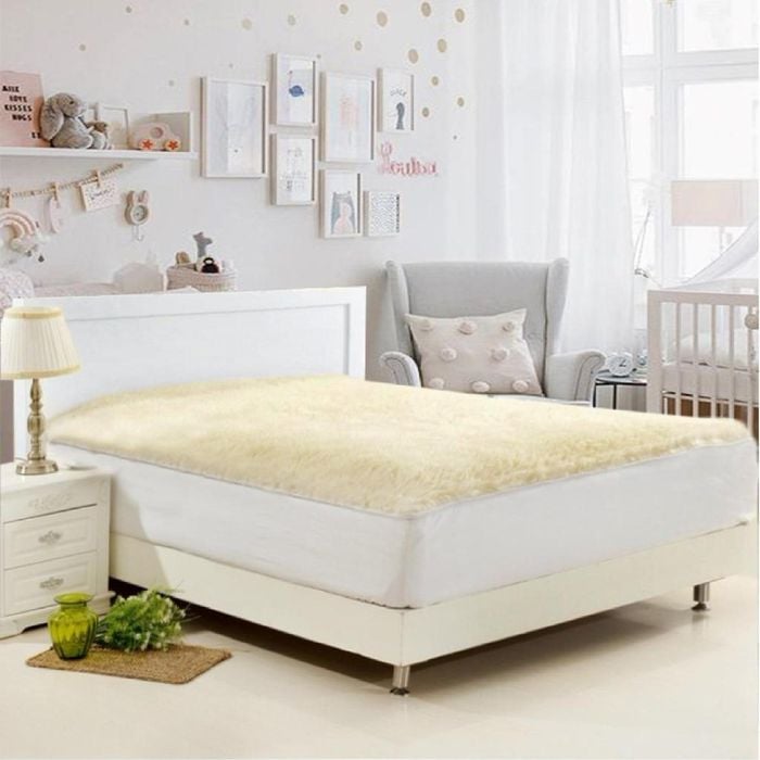 Woolcomfort King Single Aus Made Fully Fitted Magnetic Wool Underlay