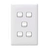 HPM LINEA 5 Gang Wall Switch