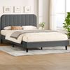 ALFORDSON Bed Frame Queen Adjustable Headboard Linen Grey