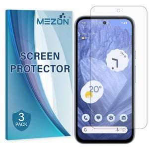 3 Pack MEZON Google Pixel 8a (6.1") Ultra Clear Film Screen Protectors