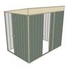 Build-a-Shed 1.5 x 2.3 x 2m Single Sliding Side Door Skillion Shed - Green