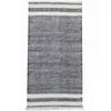 Handwoven Reversible Rug-Richmond 6360-Charcoal-80x150cm