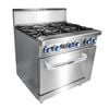 Cookrite 6 Burner with Oven W914 X D790 X H1165 ATO-6B-F-LPG