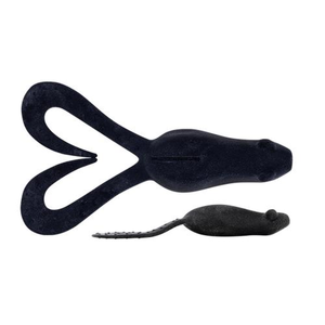 Daiwa 2023 BaitJunkie Kikker Curly Big Frog Soft Plastic Surface Fishing Lure Black UV