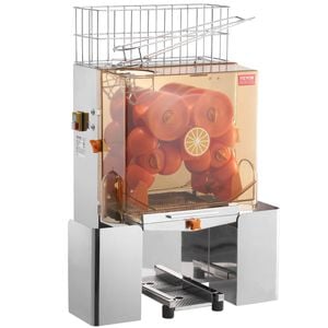 VEVOR Commercial Orange Juicer Machine Silver for Automatic Juice Extractor