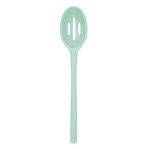 Tovolo Flex Core Silicone Slotted Deep Spoon Light Aqua