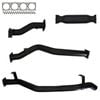 Ignite Exhausts Dpf Back For Toyota Landcruiser 79 Series V8 Dual Cab 3" With Hotdog 409 Stainless Steel