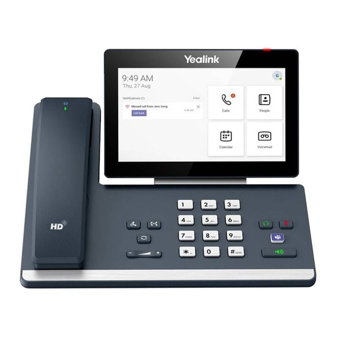 Yealink Mp58 Wh E2 Teams Android 13 Phone, Teams And Skype Compatible 7' Colour Touch Screen, Hd Audio