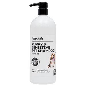 Happy Tails 1L Fragrance Free Sensitive Skin and Puppy Shampoo