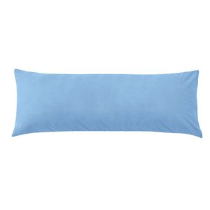 LINENOVA 1PC 100% Cotton Pillow Cases Slip Cover Pillowcase - Light Blue Body