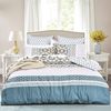 Renee Taylor King 300 TC Cotton Reversible Bedroom Quilt Cover Set Benitta