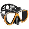 EMSINA Diving Mask HD Anti-Fog Tempered Glass Leak-Proof Nose Cover for Diving Snorkeling Swimming Orange