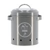 Esschert Design Onion Storage Tin Carbon Steel Kitchen Organiser 19.8cm Grey