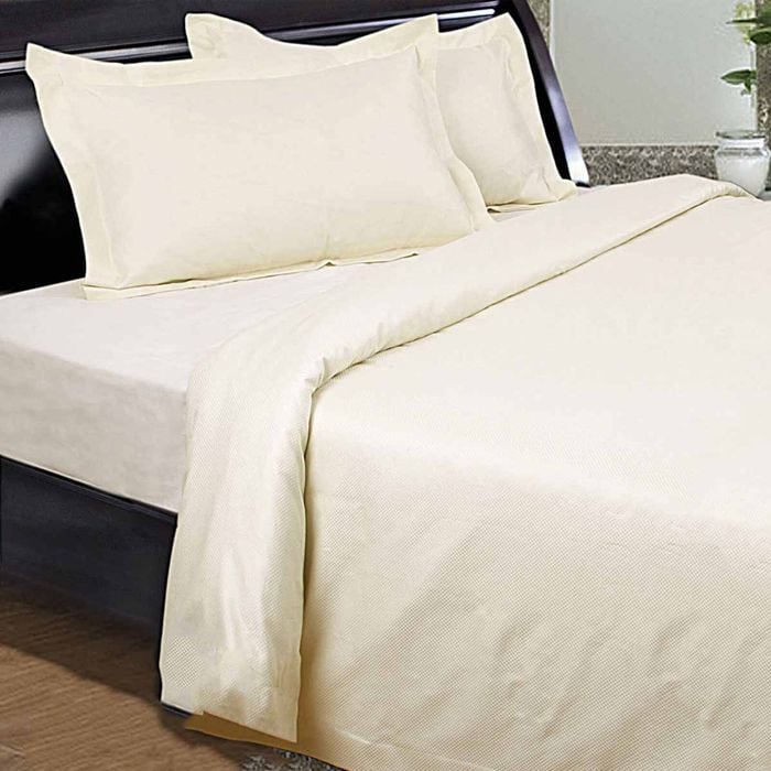 Kingtex 1350TC Quilt Cover Set Cream King