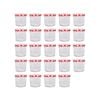 Argon Tableware 130ml Glass Jam Jars With Airtight Red Gingham Lids - Set Of 24 Empty Screw Top Kitchen Storage Preserving Jar