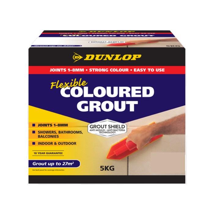 Dunlop 5kg Flexible Coloured Grout - Magellan Grey
