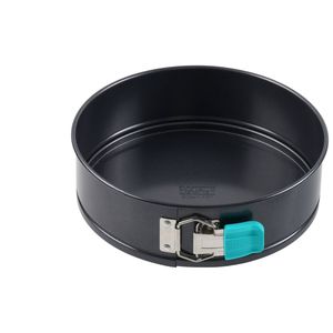 Bakers Secret Springform Cake Pan Non Stick Round 23cm Dishwasher Safe Black