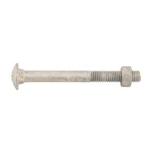 Zenith M10 x 110mm Galvanised Coach Head Bolt And Nut