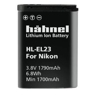 Hahnel En-el23 1790mah Battery For Nikon