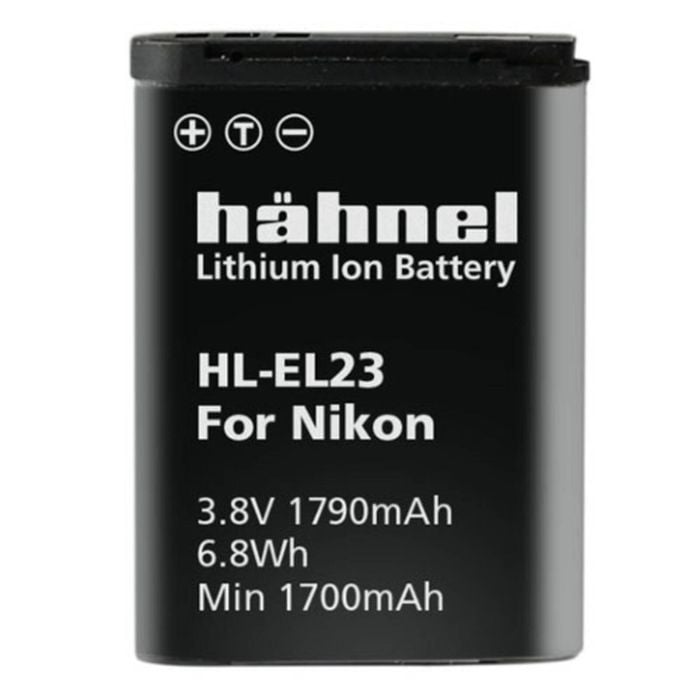 Hahnel En-el23 1790mah Battery For Nikon