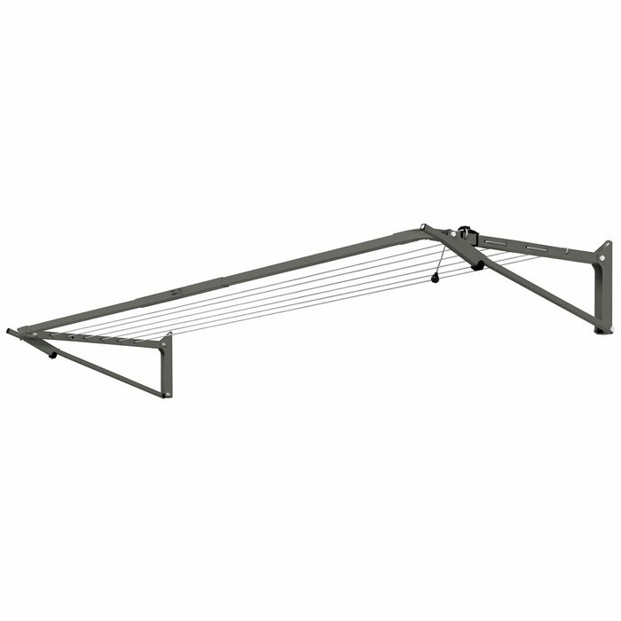 Austral 14.2m Woodland Grey Slenderline16 Single Fold Down Clothesline