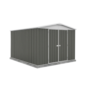 Absco Sheds 3.00m x 3.66m x 2.30m Woodland Grey Double Door Highlander Garden Shed 