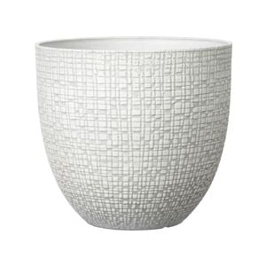 Northcote Pottery 30cm Antique White Riley Egg Pot - 300mm