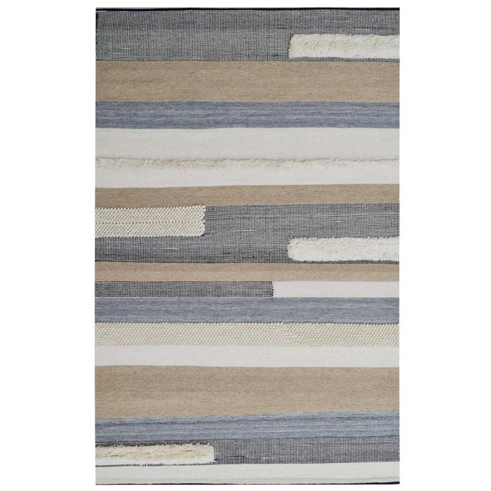 Designer Handwoven Wool Rug-Lama 6288-Natural-80x150cm