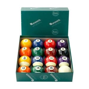 Aramith Kelly Pool 2 1/16" Super Balls Set Premier Phenolic Resin Billiards/Pool