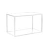 Kaboodle 600mm White Slim Steel Frame Shelf