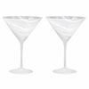 Tempa Skylar Set of 2 Martini Glasses - Frost