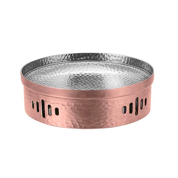 SOGA 26cm Rose Pink Hammered Dry Pot