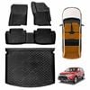 3D All-Weather Floor Mats Boot Liner for Mitsubishi Outlander 2012-2021 Customized Floor Liners