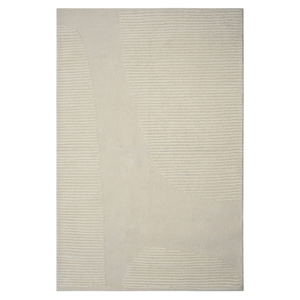 Gripwell 160 x 230cm Natural Beige Tufted Wool Rug