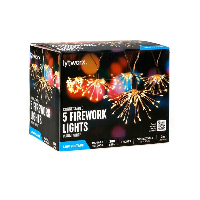 Lytworx Connectable Warm White Firework Lights