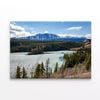 River with Trees, Mountains  Print 100% Australian Made 120 x 90cm  (Stretched)