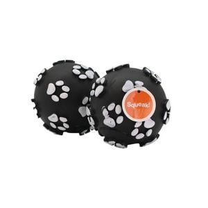 2PK Paws & Claws Paw Print Ball Vinyl 10cm Assorted