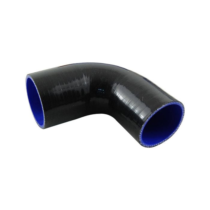 Takashi Silicone Hose Black 90 Degree Reducing Elbow 2.75" To 2.5" (70-63mm) Turbo