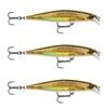 3x Rapala 7cm Shadow Rap Slow Sink Shallow Jerkbait Fishing Lures - Live Trout