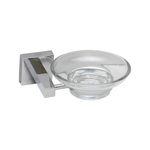 Estilo Lille Chrome Single Glass Soap Dish